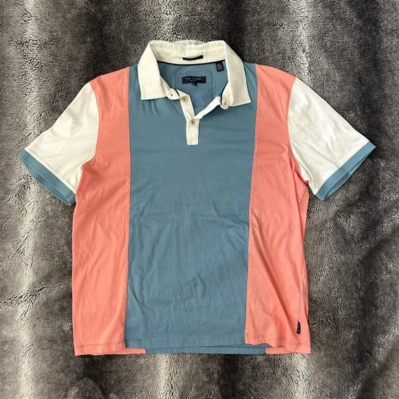 Ted Baker Colorblock Polo - Picture 4 of 6